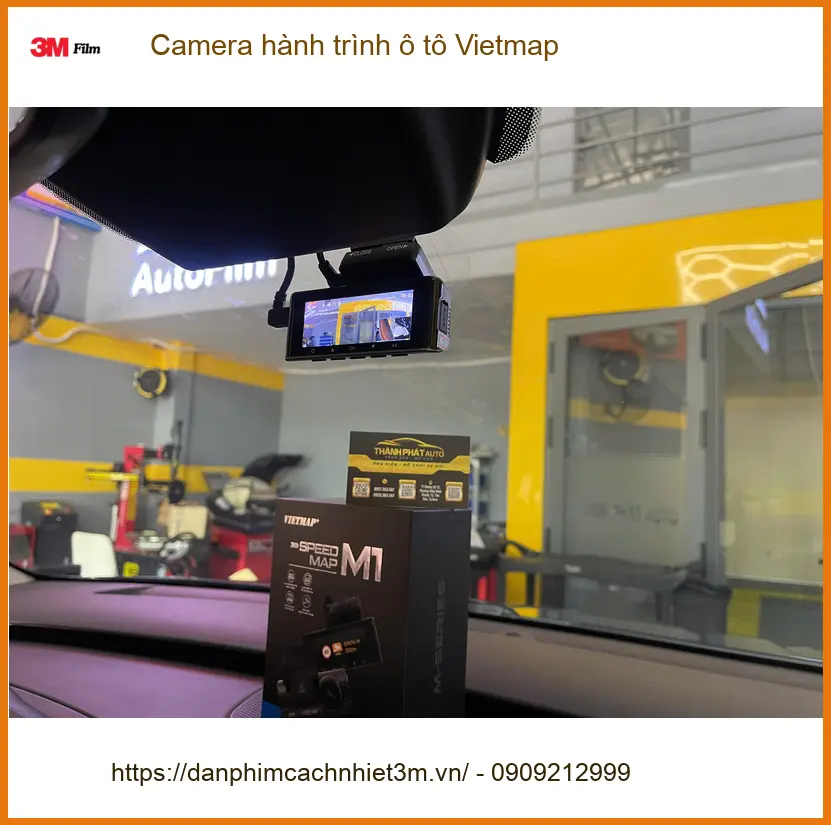 Anh Huy lắp Camera hành trình Vietmap cho Suzuki XL7 tại Hóc Môn ảnh thực tế 3