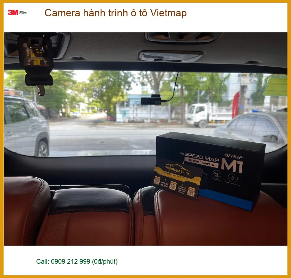 Anh Tiến lắp Camera hành trình ô tô Vietmap chính hãng tại Quận 8 ảnh thực tế 3