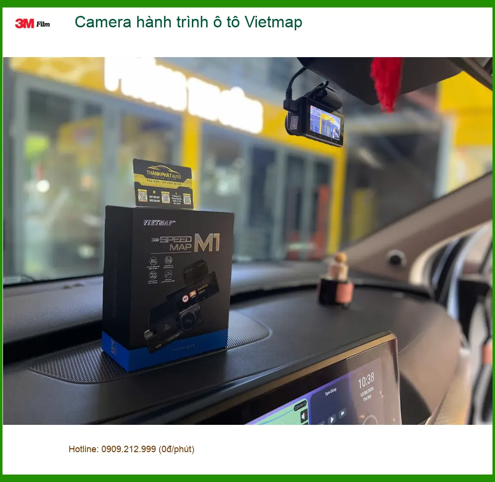 Anh Huy lắp Camera hành trình Vietmap cho Suzuki XL7 tại Hóc Môn ảnh thực tế 4