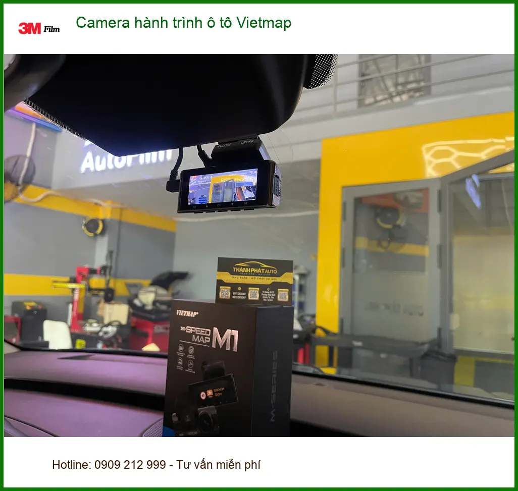 Anh Tùng lắp Camera hành trình Vietmap cho Ford Ranger tại Thủ Đức ghi hình nét