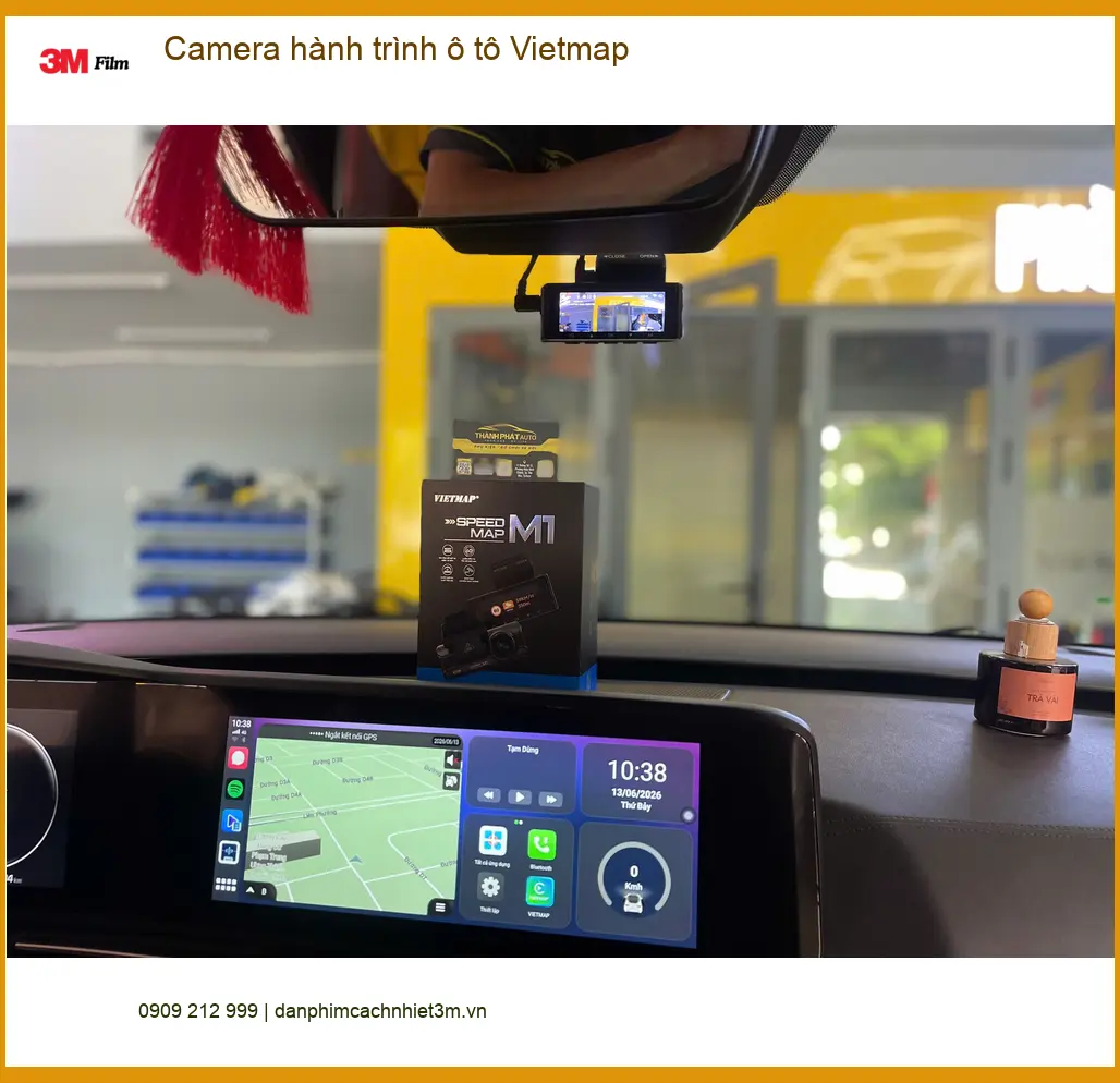 Anh Tùng lắp Camera hành trình Vietmap cho Ford Ranger tại Thủ Đức ghi hình nét ảnh thực tế 2