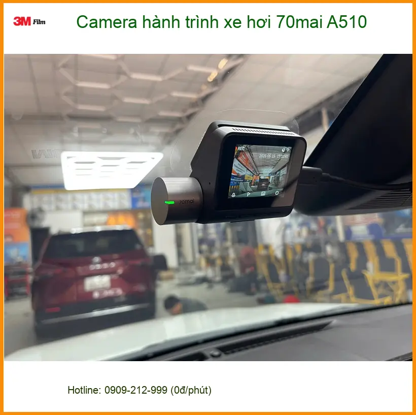 Anh Việt lắp Camera hành trình xe hơi 70mai A510 cho Vios tại Quận 11 ảnh thực tế 2