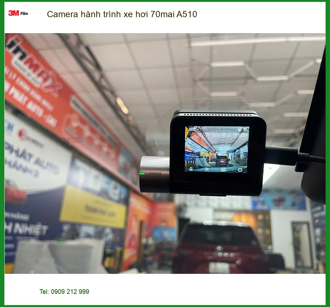 Anh Việt lắp Camera hành trình xe hơi 70mai A510 cho Vios tại Quận 11 ảnh thực tế 3