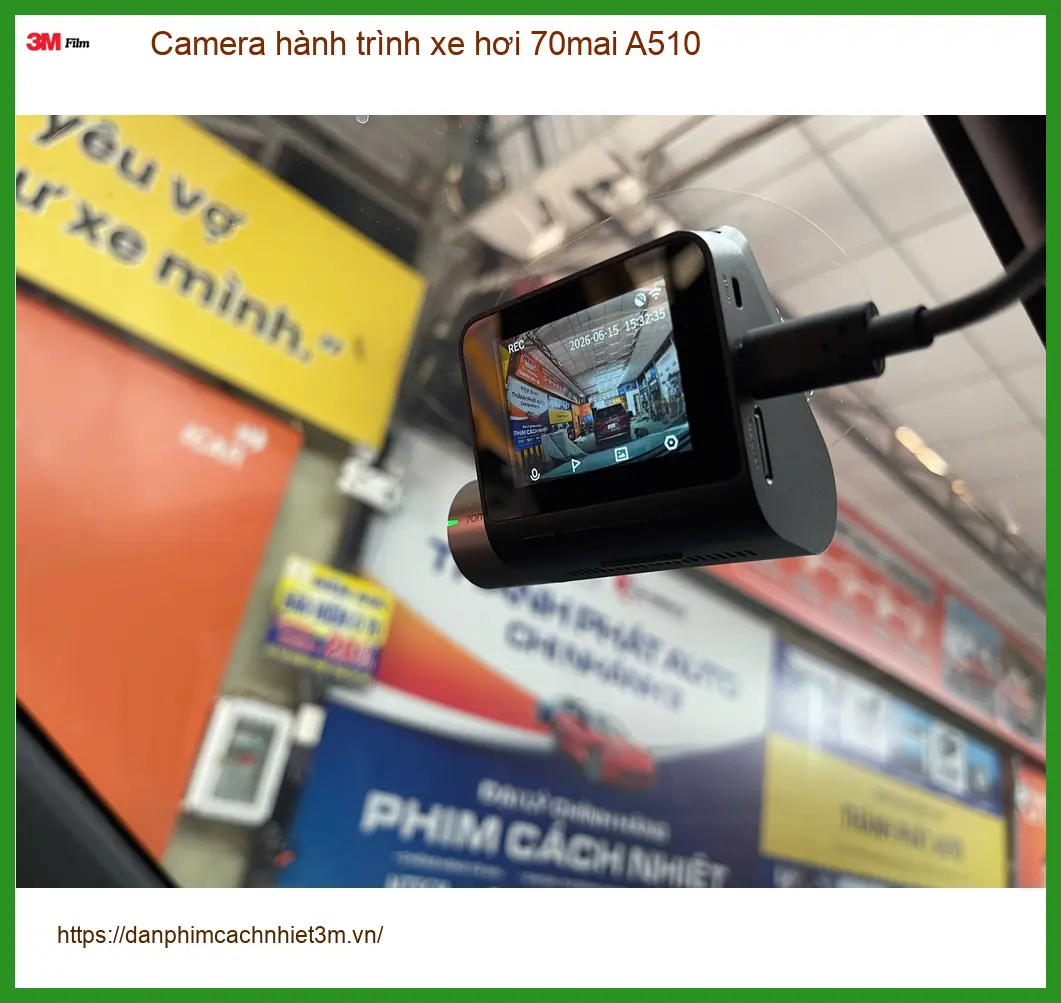 Anh Việt lắp Camera hành trình xe hơi 70mai A510 cho Vios tại Quận 11 ảnh thực tế 4