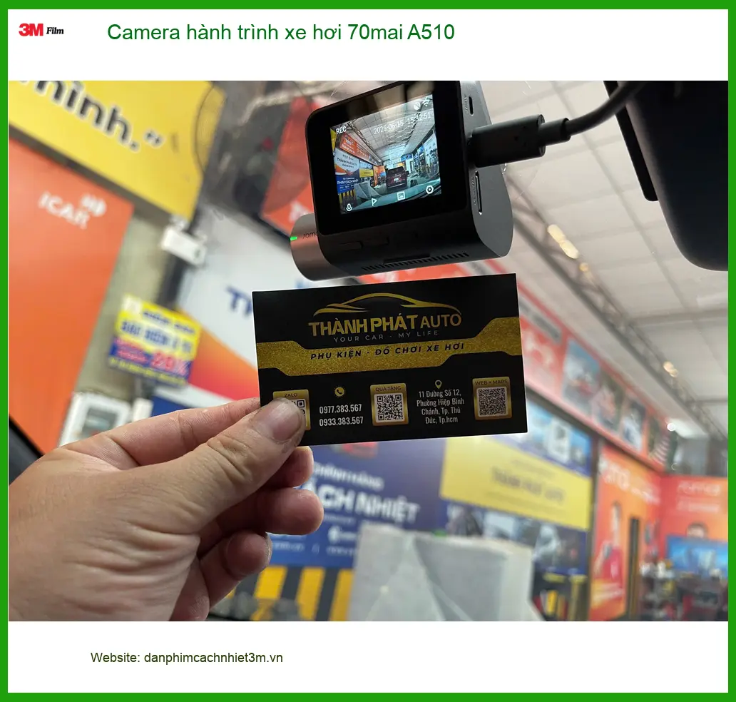 Anh Việt lắp Camera hành trình xe hơi 70mai A510 cho Vios tại Quận 11 ảnh thực tế 5