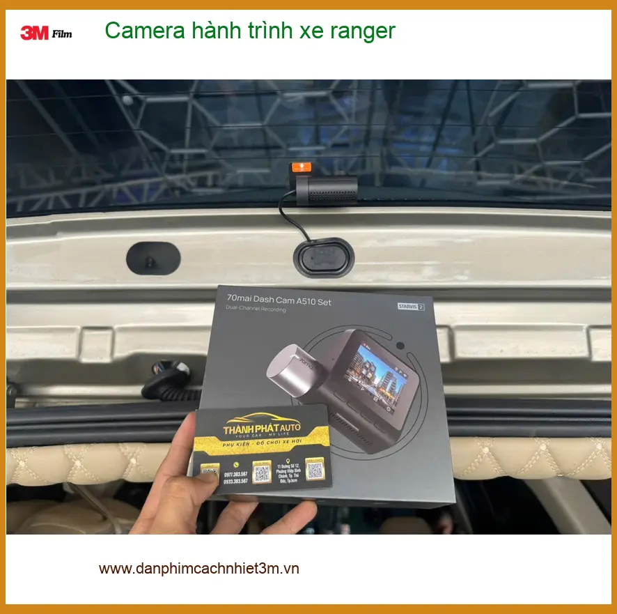 Chú Minh lắp camera hành trình Ford Ranger ở Cần Giờ để an toàn trên mọi nẻo đường