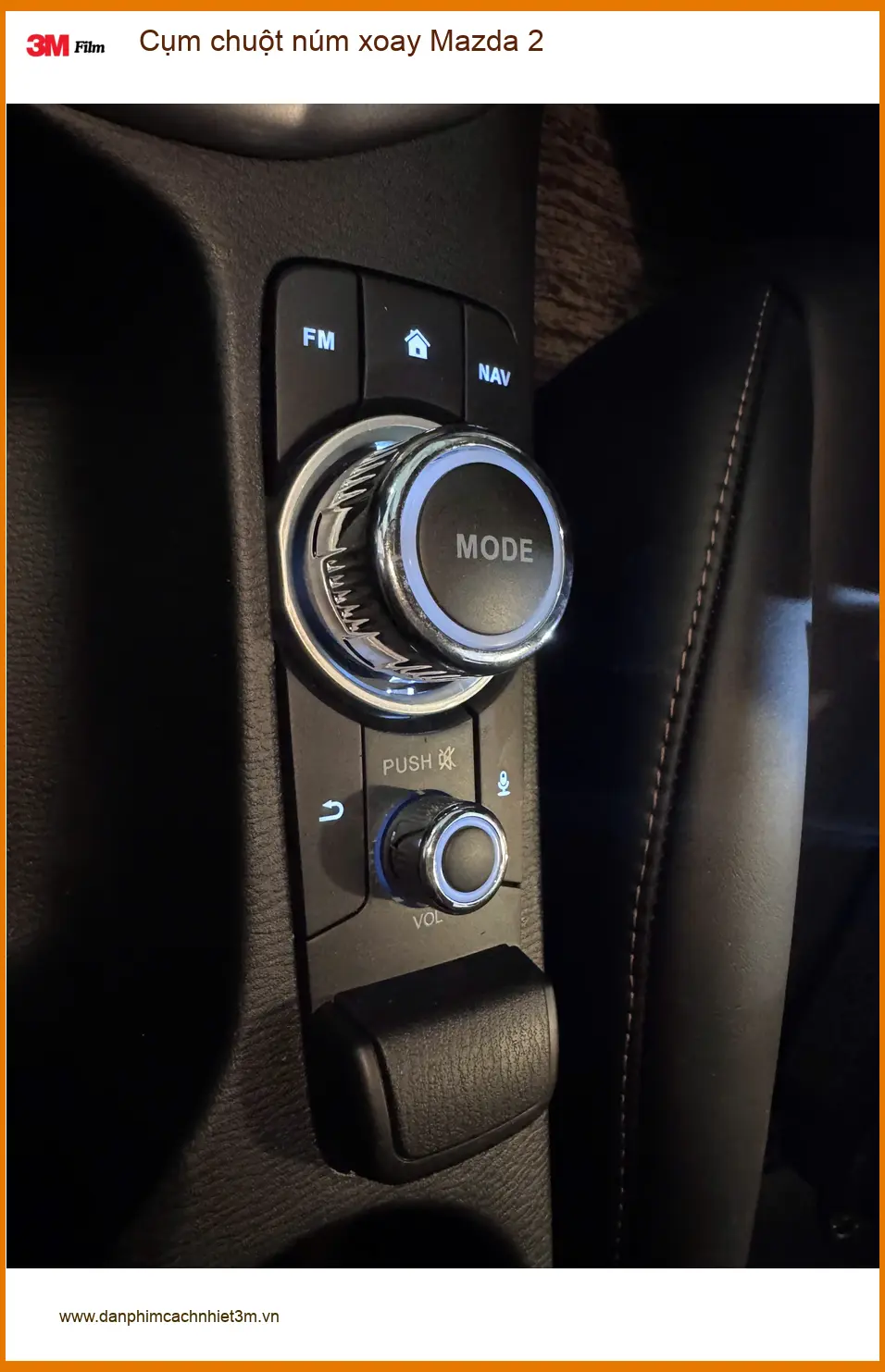 Anh Quân lắp Cụm chuột núm xoay Mazda 2 tại Bình Thạnh vì cụm zin đã hỏng