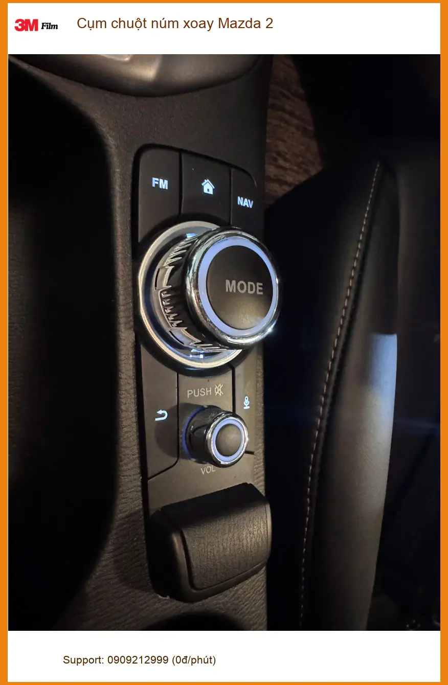 Anh Quân lắp Cụm chuột núm xoay Mazda 2 tại Bình Thạnh vì cụm zin đã hỏng ảnh thực tế 2
