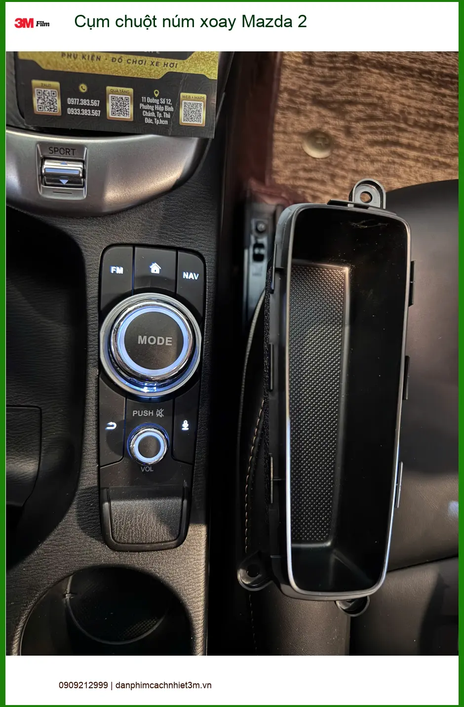 Anh Kiệt lắp Cụm chuột núm xoay Mazda 2 tại Quận 8 vì núm zin đã cũ
