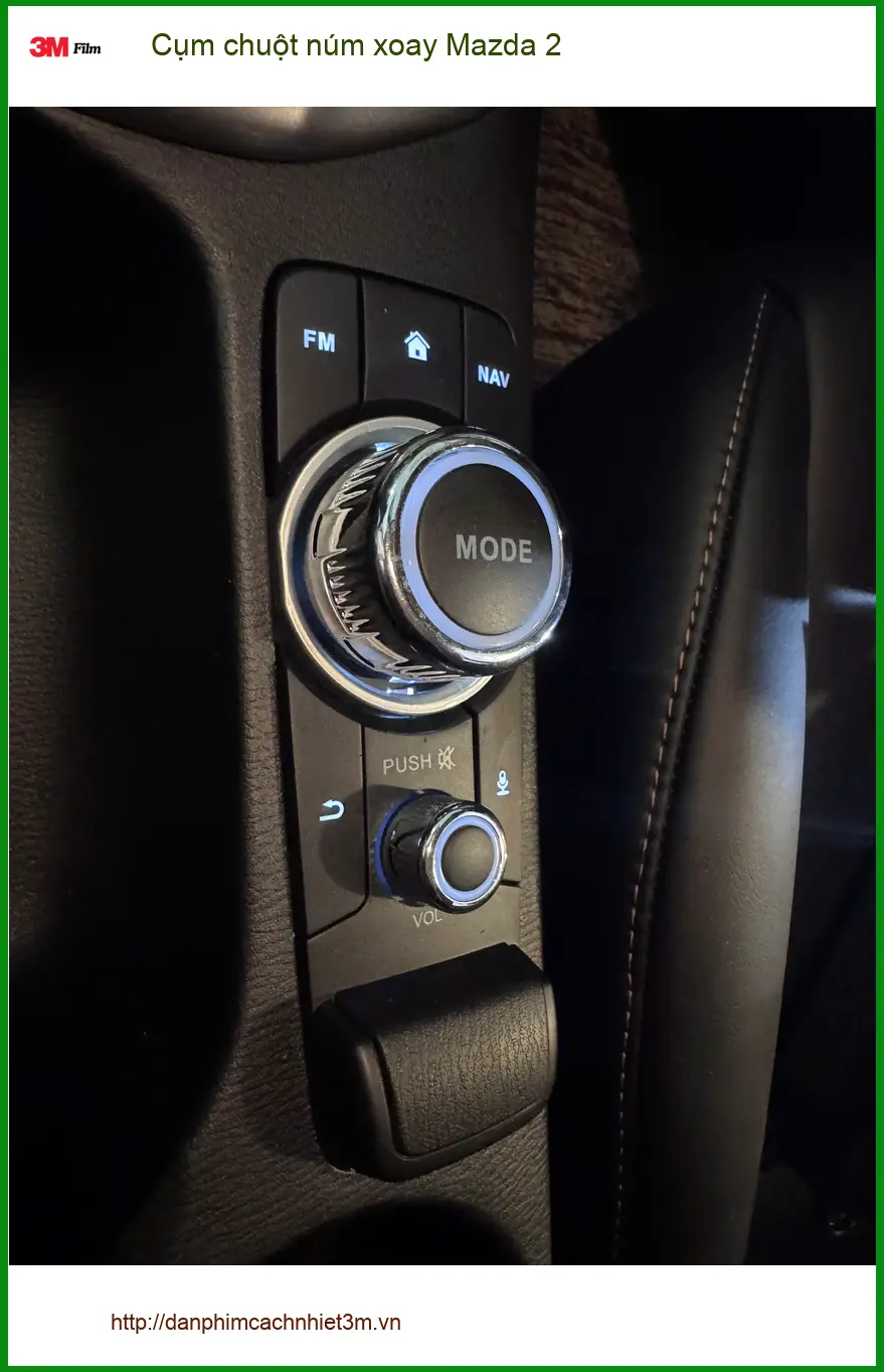 Anh Kiệt lắp Cụm chuột núm xoay Mazda 2 tại Quận 8 vì núm zin đã cũ ảnh thực tế 3