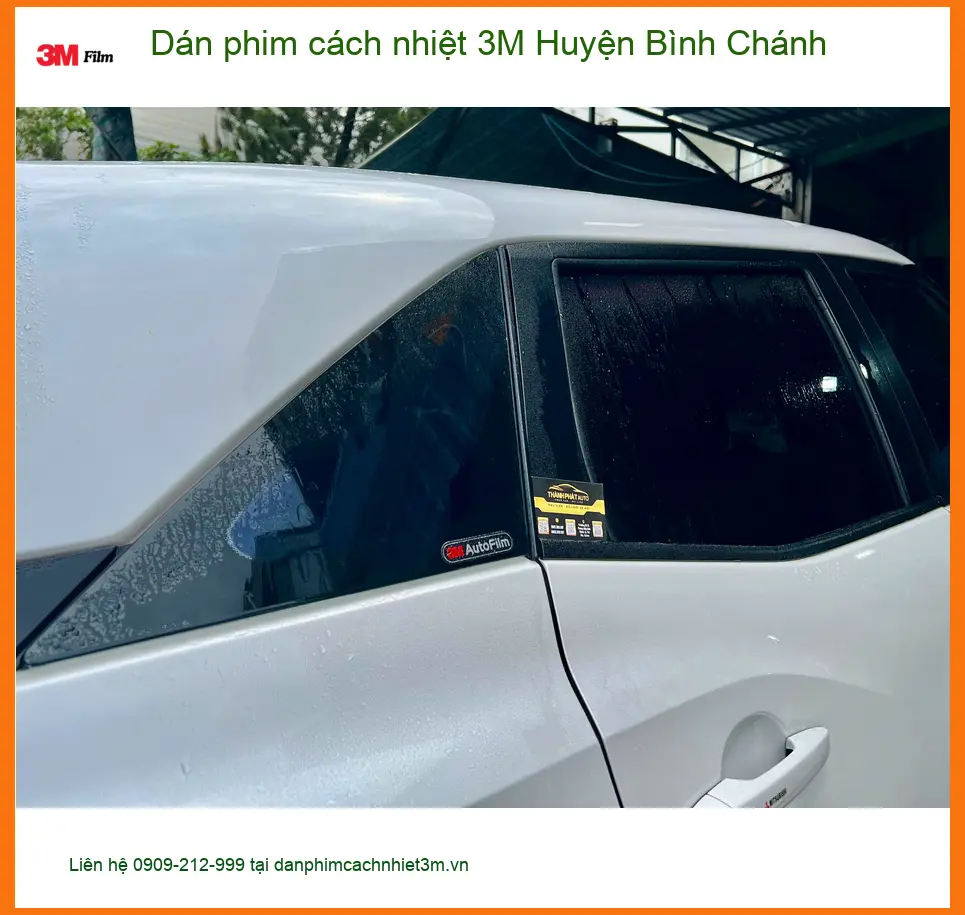 Trung Tâm Dán Phim Cách Nhiệt Ô Tô phim cách nhiệt 3M Huyện Bình Chánh - Giá Tốt TPHCM
