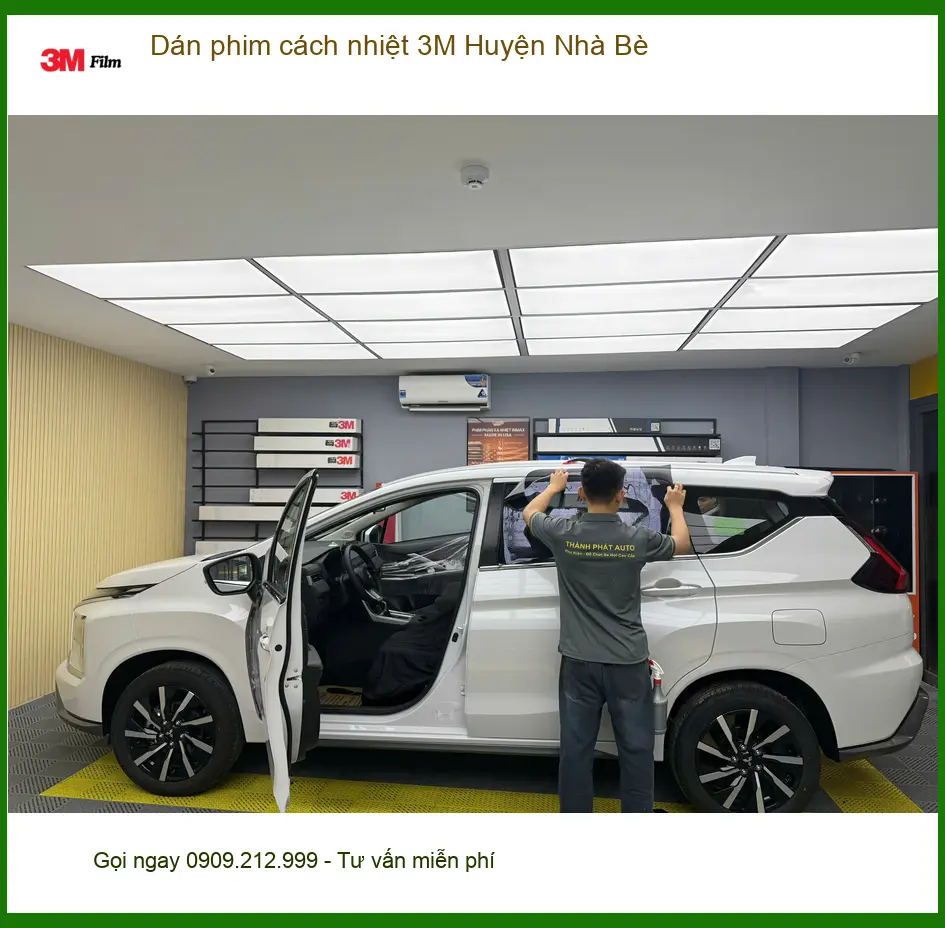 Nơi Dán Phim Cách Nhiệt Ô Tô phim cách nhiệt 3M Huyện Nhà Bè - Giá Tốt TPHCM