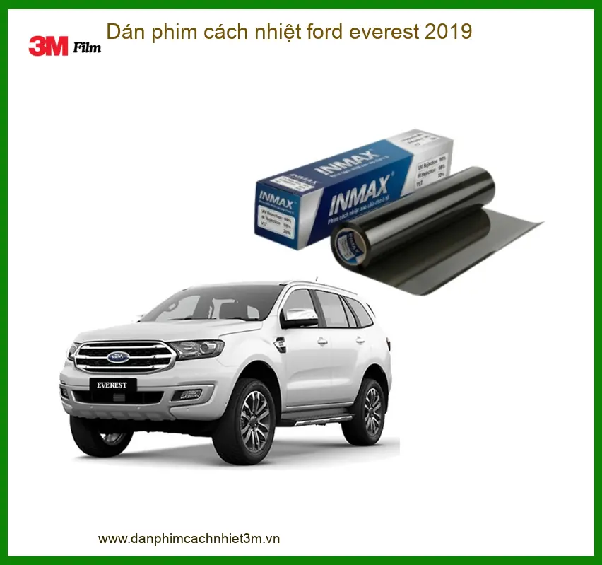 Dán Phim Cách Nhiệt 3M Ford Everest 2019 - Trung Tâm Thi Công Chính Hãng TPHCM
