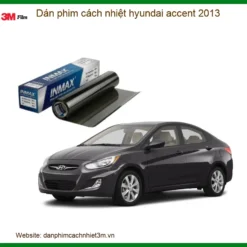 Dán Phim Cách Nhiệt Hyundai Accent 2013 - Trung Tâm Lắp Đặt 3M Uy Tín TPHCM
