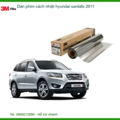 Dán Phim Cách Nhiệt Hyundai Santafe 2011 - Địa Chỉ Lắp Đặt Uy Tín TPHCM