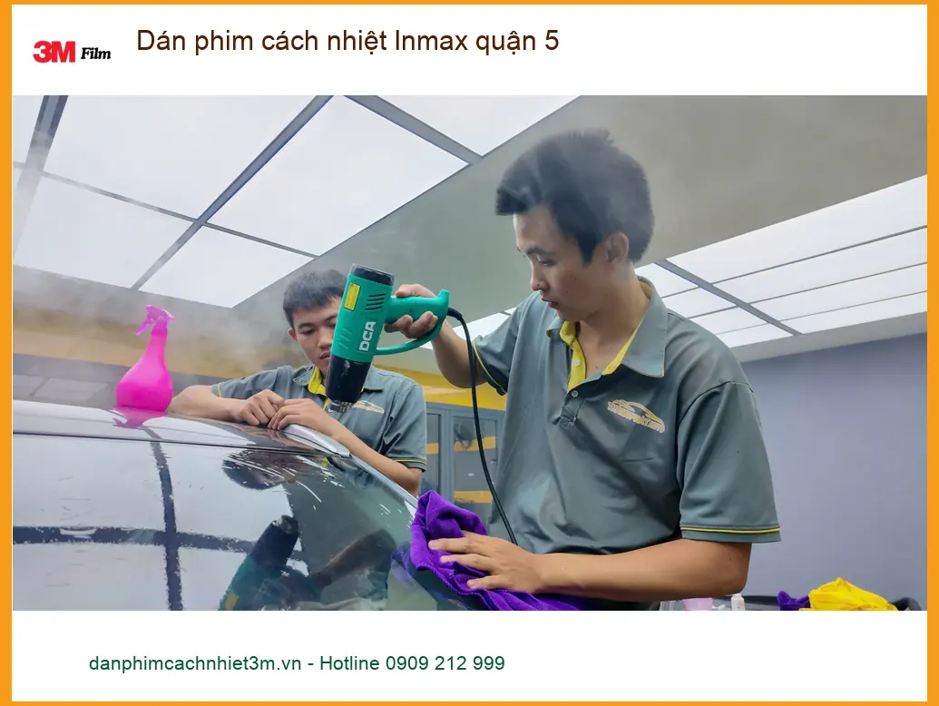 Nơi Dán Phim Cách Nhiệt Ô Tô phim cách nhiệt Inmax quận 5 - Giá Tốt TPHCM ảnh thực tế 2