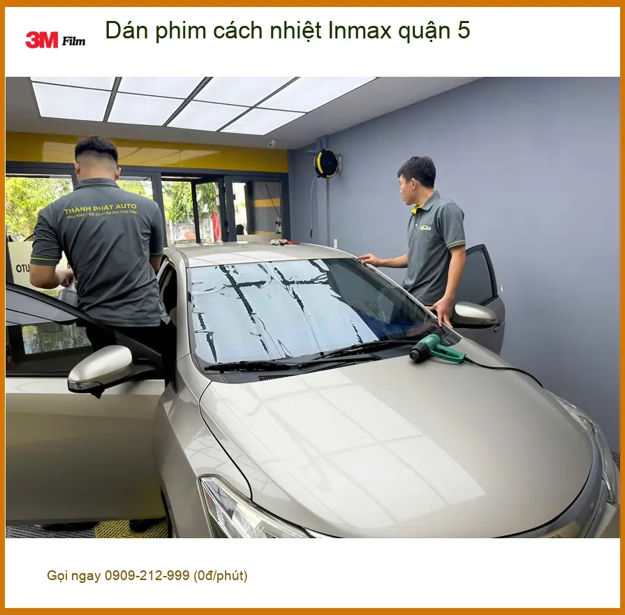 Nơi Dán Phim Cách Nhiệt Ô Tô phim cách nhiệt Inmax quận 5 - Giá Tốt TPHCM ảnh thực tế 3