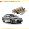 Dán Phim Cách Nhiệt Kia Soluto 2021 - Địa Chỉ Lắp Đặt Uy Tín TPHCM