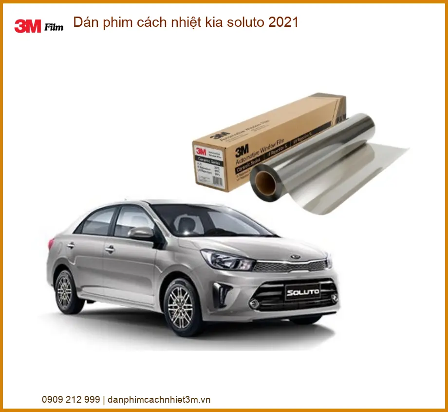Dán Phim Cách Nhiệt Kia Soluto 2021 - Địa Chỉ Lắp Đặt Uy Tín TPHCM
