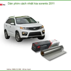 Dán Phim Cách Nhiệt Kia Sorento 2011 - Địa Chỉ Lắp Đặt Uy Tín TPHCM