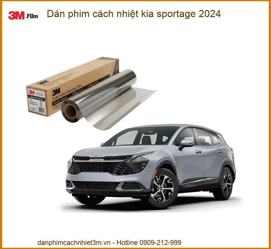 Dán Phim Cách Nhiệt Kia Sportage 2024 - Địa Chỉ Lắp Đặt Uy Tín TPHCM
