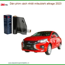 Dán Phim Cách Nhiệt Mitsubishi Attrage 2023 - Trung Tâm Thi Công Chính Hãng TPHCM