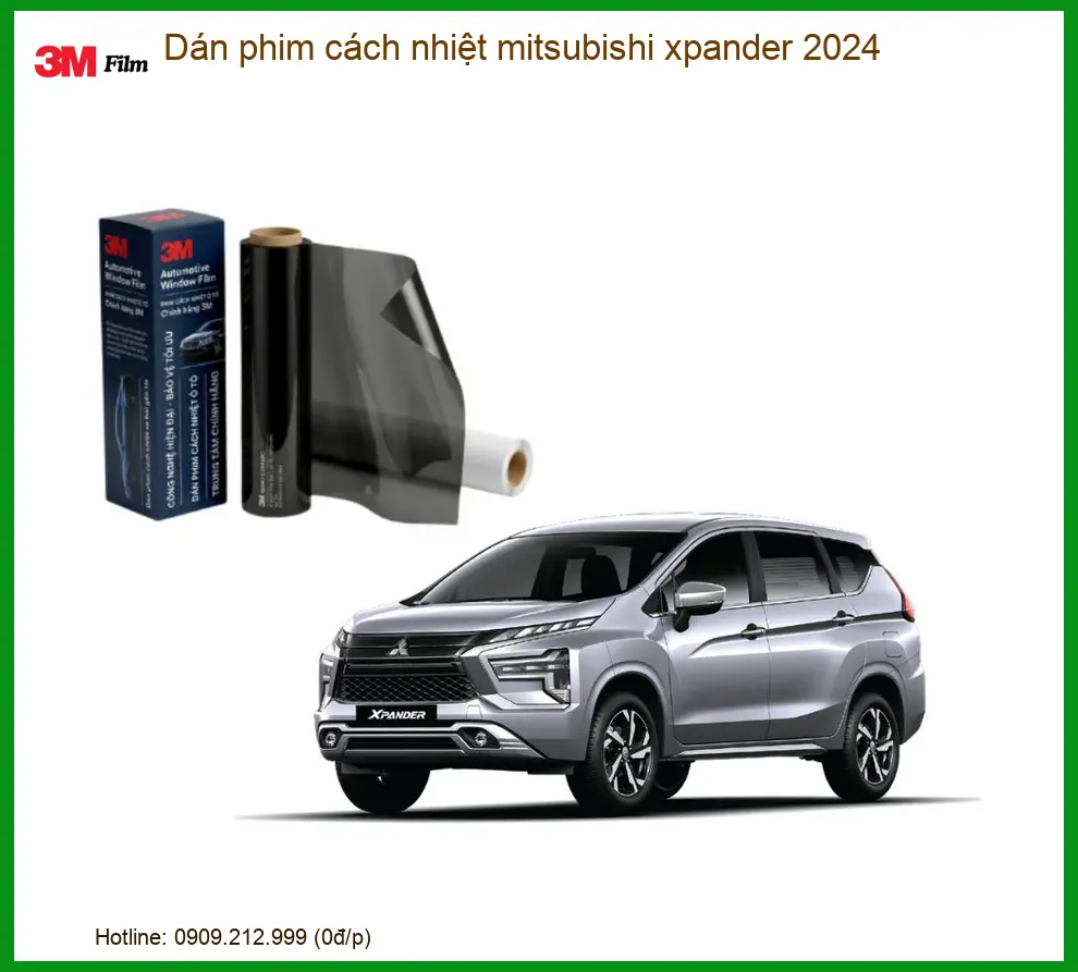 Dán Phim Cách Nhiệt Mitsubishi Xpander 2024 - Trung Tâm Thi Công Chính Hãng TPHCM