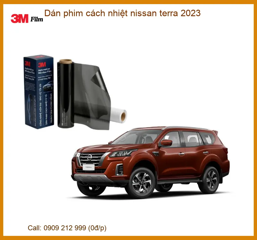 Dán Phim Cách Nhiệt Nissan Terra 2023 - Trung Tâm Thi Công Chính Hãng TPHCM