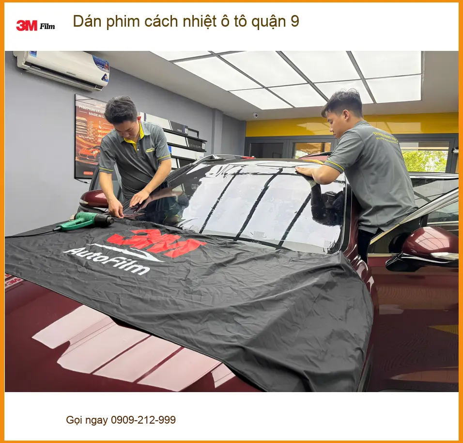 Trung Tâm Dán Phim Cách Nhiệt Ô Tô Tại Quận 9 - Thi Công Chuyên Nghiệp ảnh thực tế 2