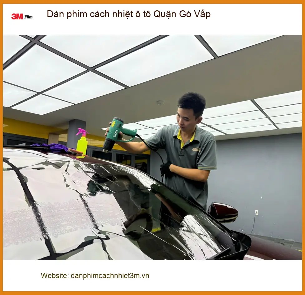Trung Tâm Dán Phim Cách Nhiệt Ô Tô Tại Quận Gò Vấp - Thi Công Chuyên Nghiệp ảnh thực tế 2