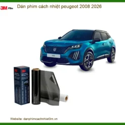 Dán phim cách nhiệt Peugeot 2008 - Trung Tâm Thi Công Chính Hãng TPHCM