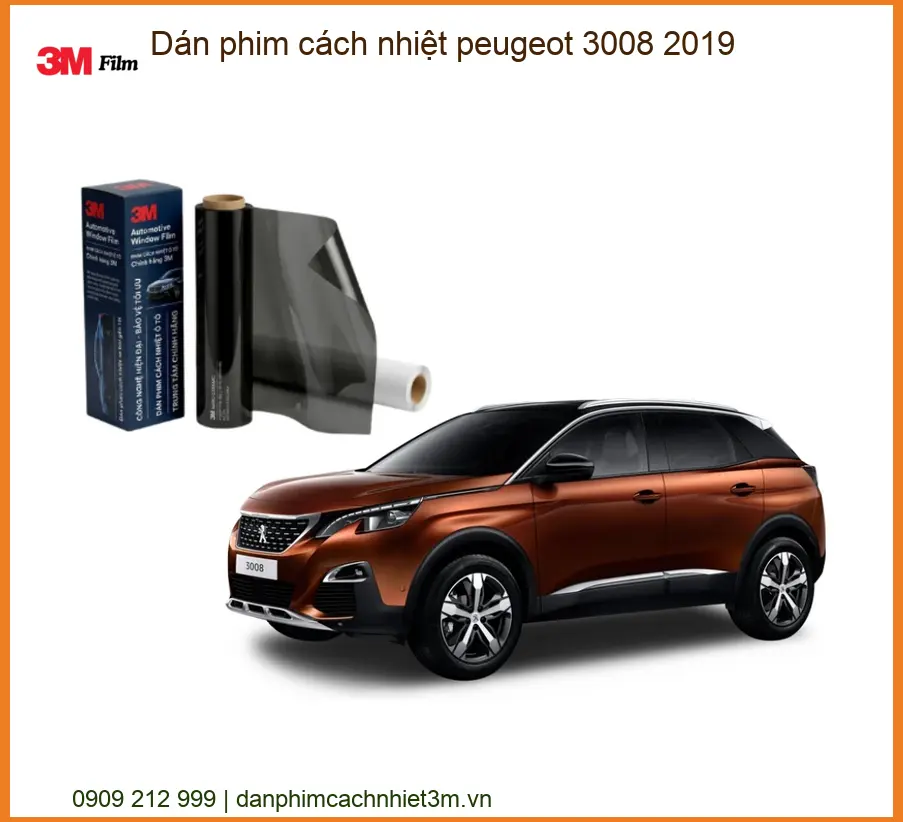 Dán phim cách nhiệt peugeot 3008 2019 - Trung Tâm Lắp Đặt Chính Hãng TPHCM