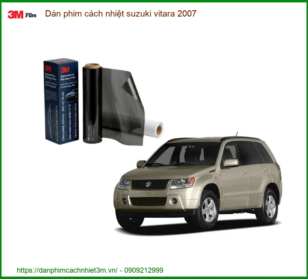 Dán Phim Cách Nhiệt Suzuki Vitara 2007 - Địa Chỉ Lắp Đặt Uy Tín TPHCM