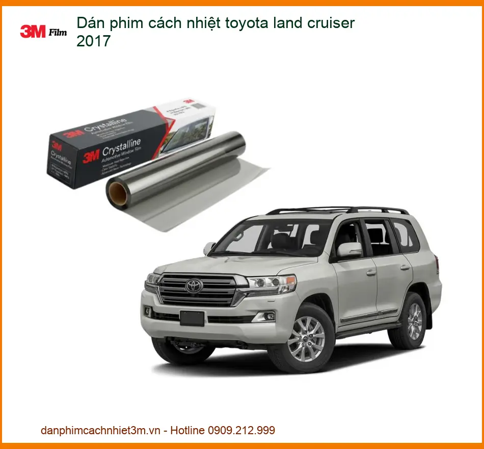 Dán Phim Cách Nhiệt Toyota Land Cruiser 2017 - Trung Tâm Lắp Đặt Uy Tín TPHCM