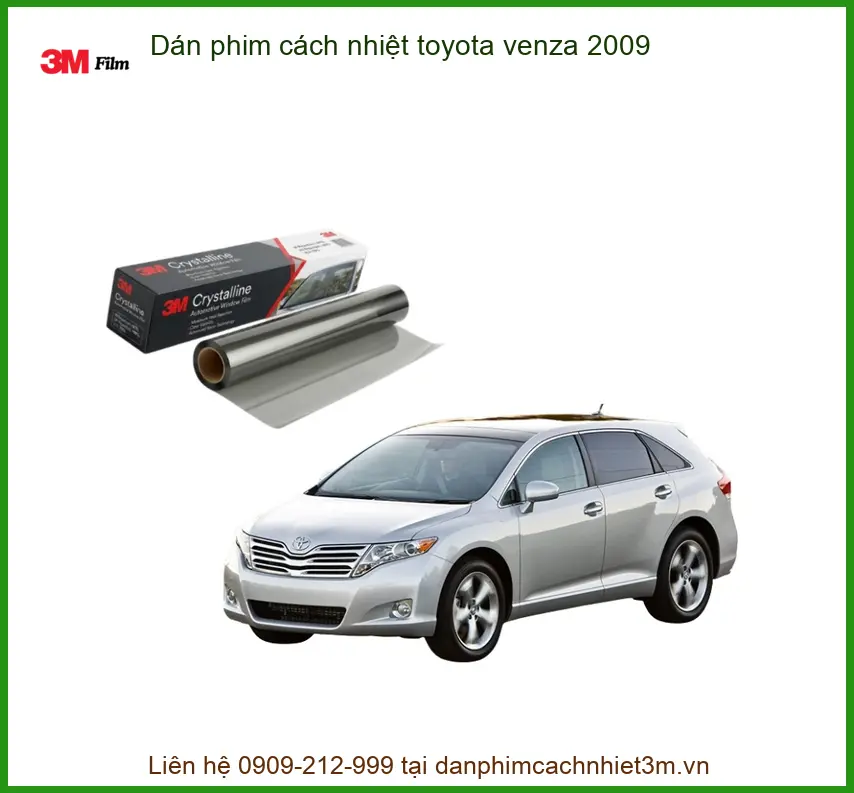 Dán Phim Cách Nhiệt Toyota Venza 2009 - Trung Tâm Thi Công Chính Hãng TPHCM