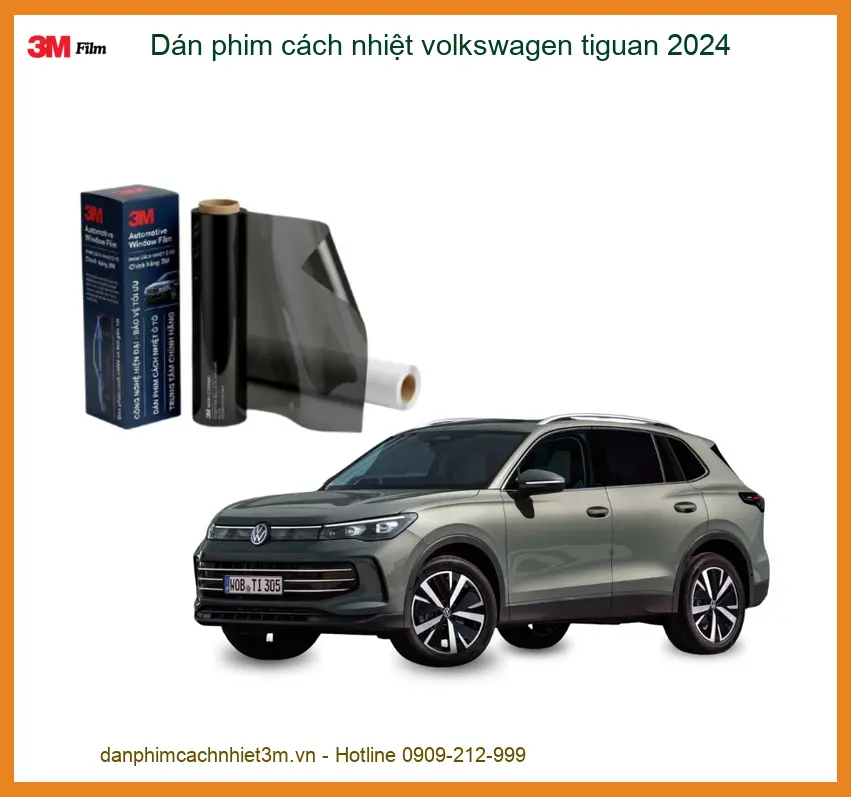 Dán Phim Cách Nhiệt Volkswagen Tiguan 2024 - Trung Tâm Thi Công Chính Hãng TPHCM