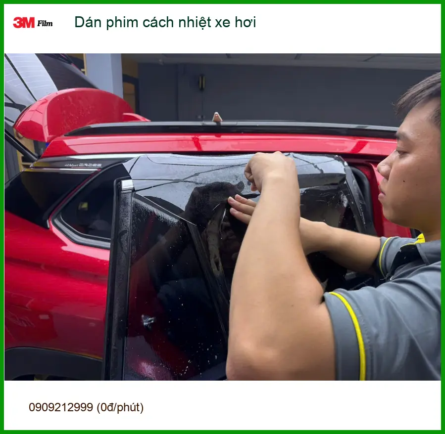 Anh Minh dán phim cách nhiệt xe hơi Kia Carnival Quận 2 chống nóng hiệu quả ảnh thực tế 5
