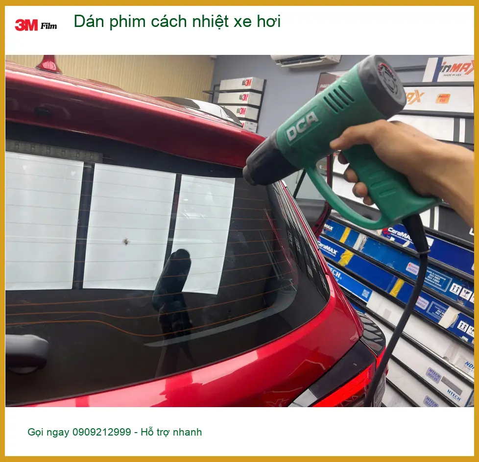 Chị Thanh dán phim cách nhiệt Suzuki XL7 tại Quận Tân Bình chống nắng ảnh thực tế 4