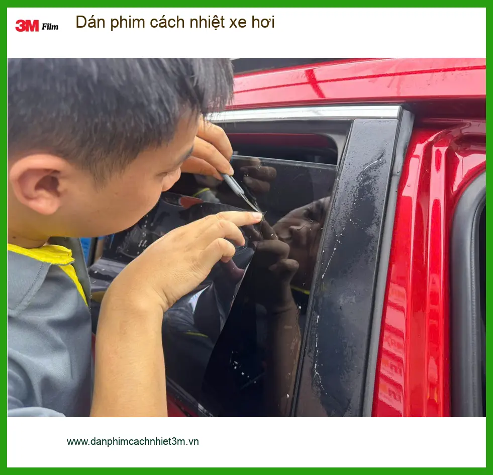 Chị Thanh dán phim cách nhiệt Suzuki XL7 tại Quận Tân Bình chống nắng ảnh thực tế 5