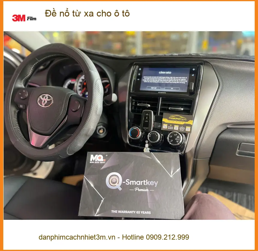Anh Minh Triết lắp đề nổ từ xa ô tô Hyundai Accent tại Quận 12