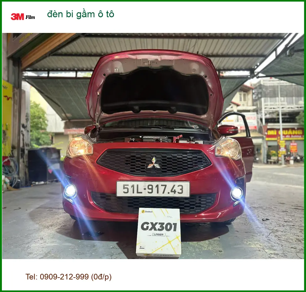 Anh Thắng độ đèn bi gầm ô tô cho Suzuki XL7 tại Quận Bình Thạnh để tăng sáng
