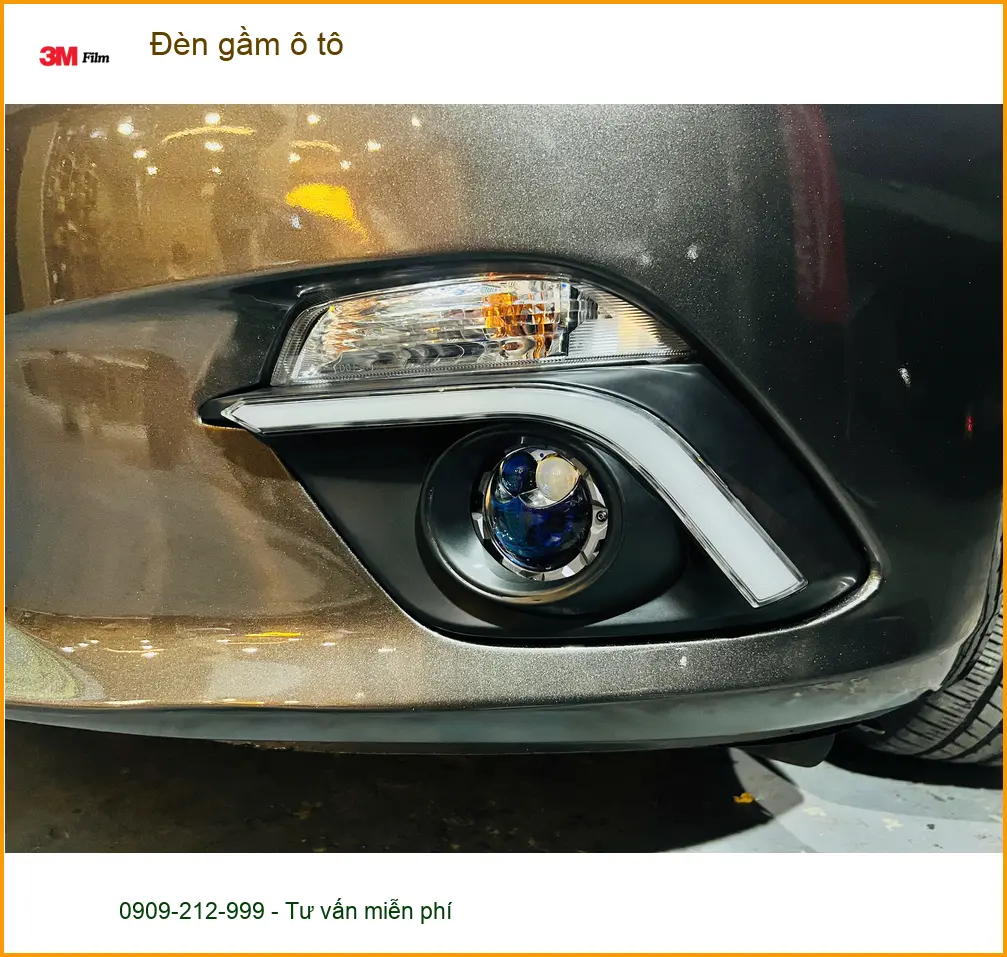 Anh Tùng độ đèn gầm cho Hyundai Accent đi đêm tại Quận 6 ảnh thực tế 4