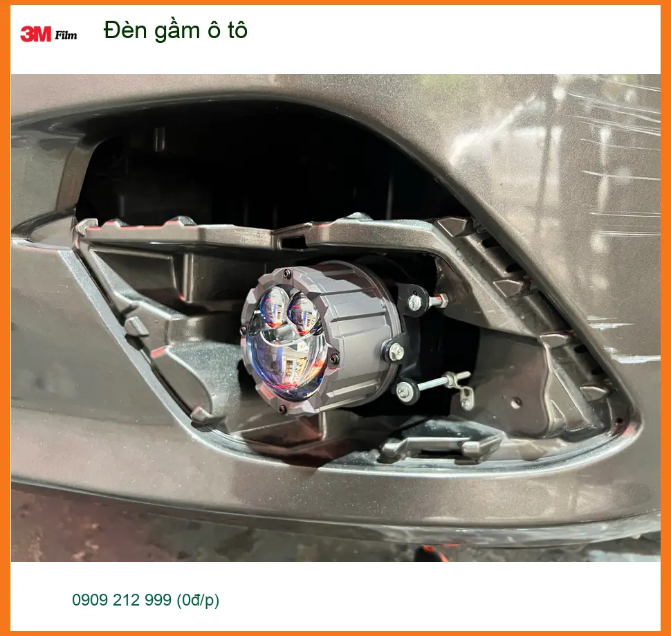 Anh Tùng nâng cấp đèn gầm ô tô Hyundai Accent vì đèn zin yếu khi đi đêm ở Quận Thủ Đức ảnh thực tế 2