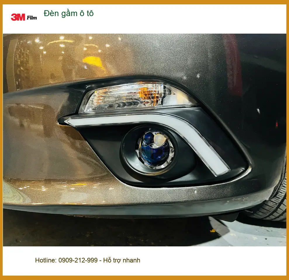 Anh Tùng lắp đèn gầm ô tô Hyundai Accent tại Phú Nhuận cải thiện tầm nhìn