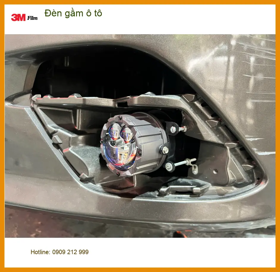 Anh Tùng lắp đèn gầm ô tô Hyundai Accent tại Phú Nhuận cải thiện tầm nhìn ảnh thực tế 2