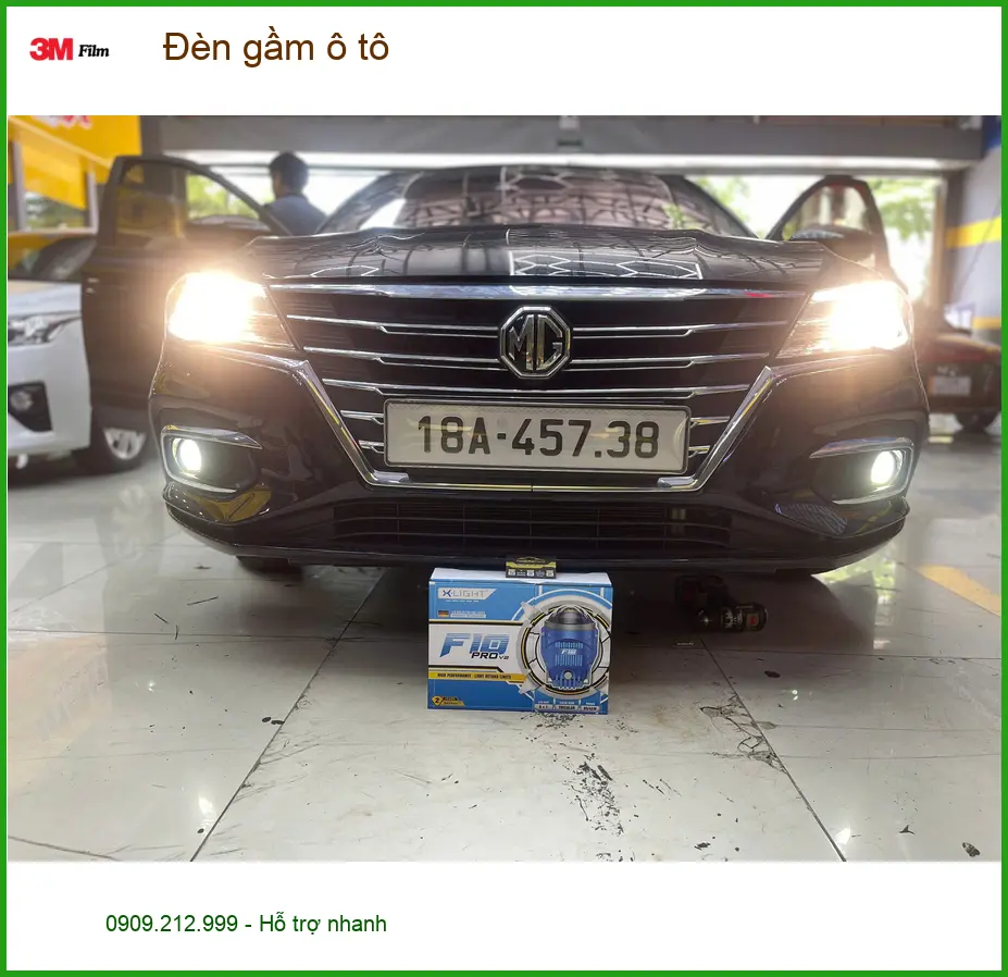 Anh Quang độ đèn gầm ô tô cho Kia Carnival vì đèn zin yếu sáng ở Hóc Môn ảnh thực tế 4
