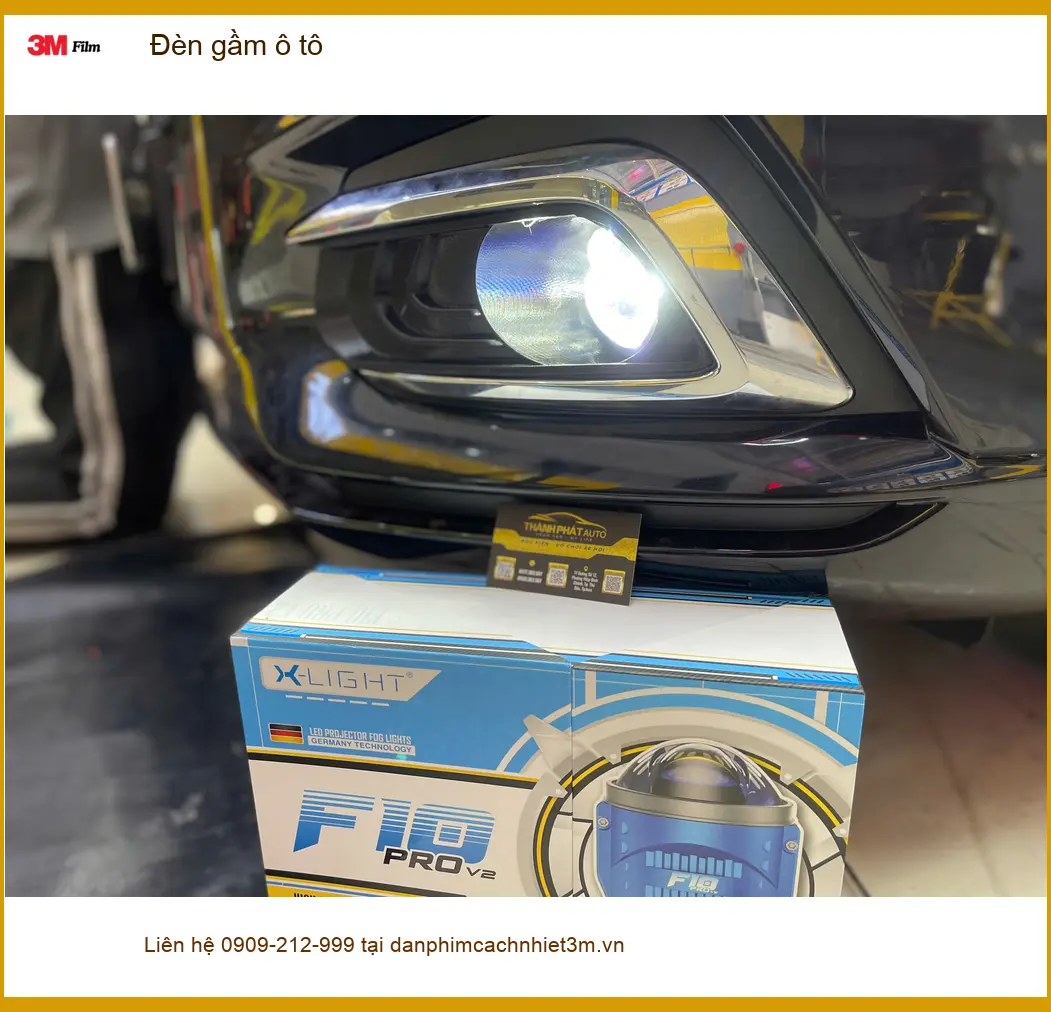 Anh Quang độ đèn gầm ô tô cho Kia Carnival vì đèn zin yếu sáng ở Hóc Môn ảnh thực tế 5