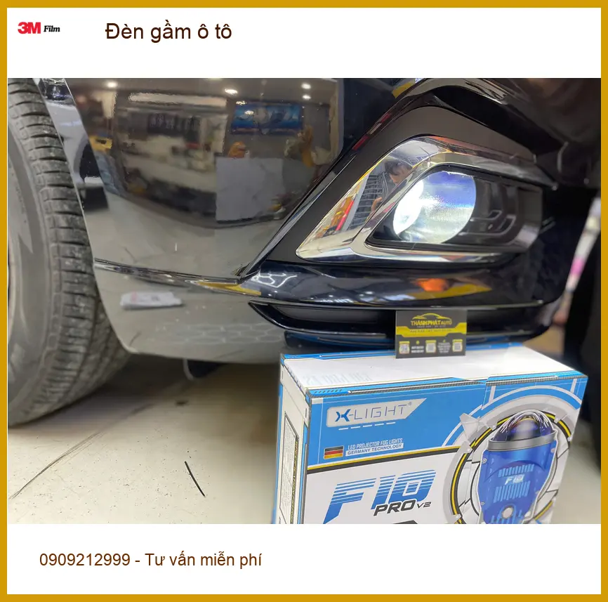 Anh Khôi độ đèn gầm ô tô VinFast Lux A2.0 tại Quận 2 vì hay đi đường tối