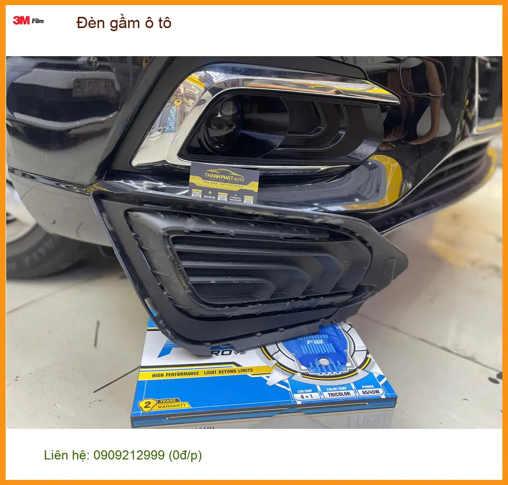 Anh Khôi độ đèn gầm ô tô VinFast Lux A2.0 tại Quận 2 vì hay đi đường tối ảnh thực tế 2
