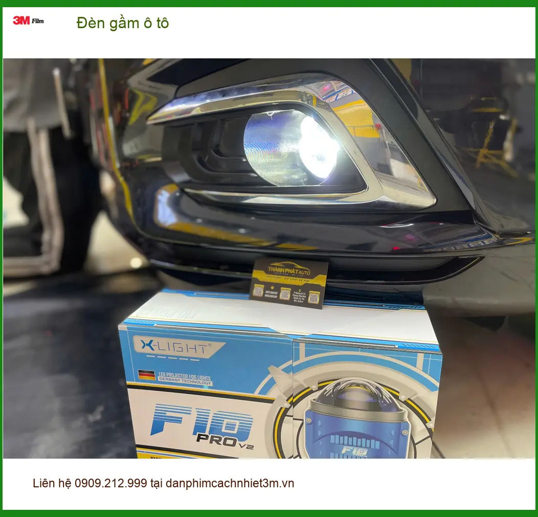 Anh Khôi độ đèn gầm ô tô VinFast Lux A2.0 tại Quận 2 vì hay đi đường tối ảnh thực tế 3